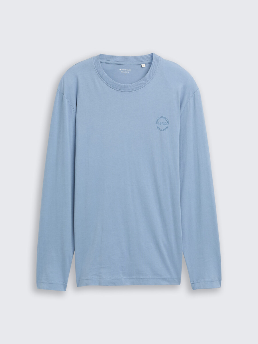 chemise à manches longues imprimée