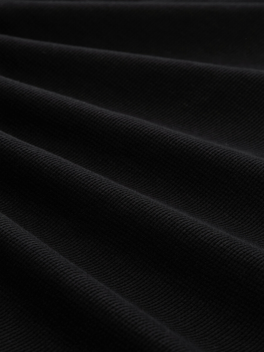 chemise à manches longues à texture gaufrée