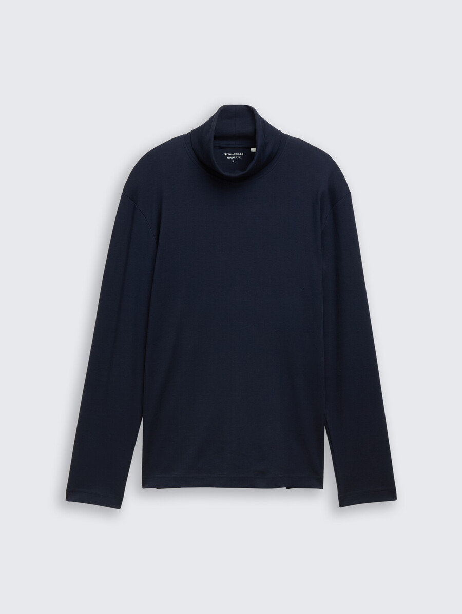 chemise à col roulé basique