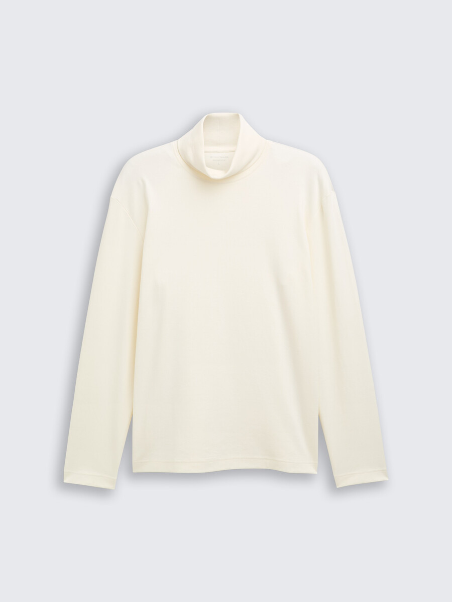 chemise à col roulé basique
