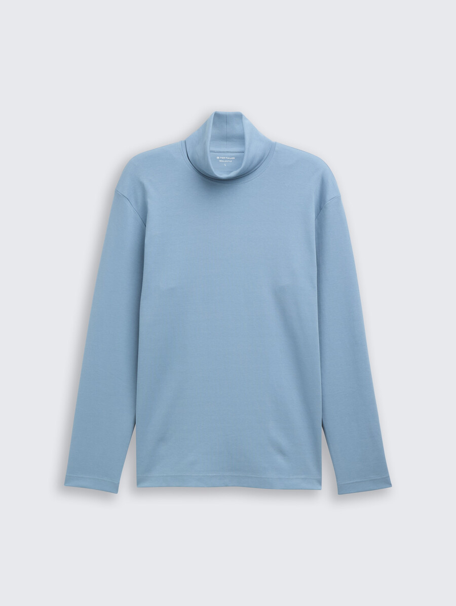 chemise à col roulé basique