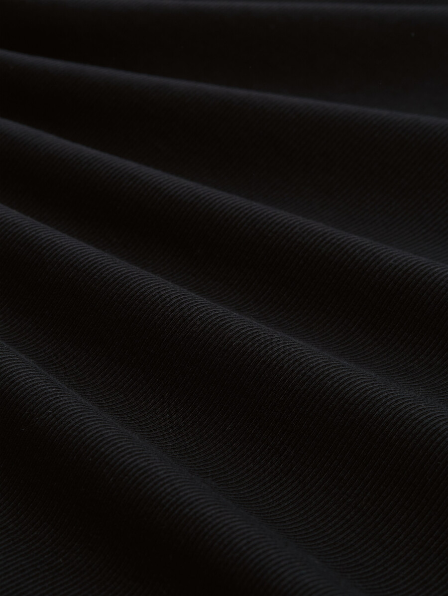 chemise à manches longues à texture côtelée