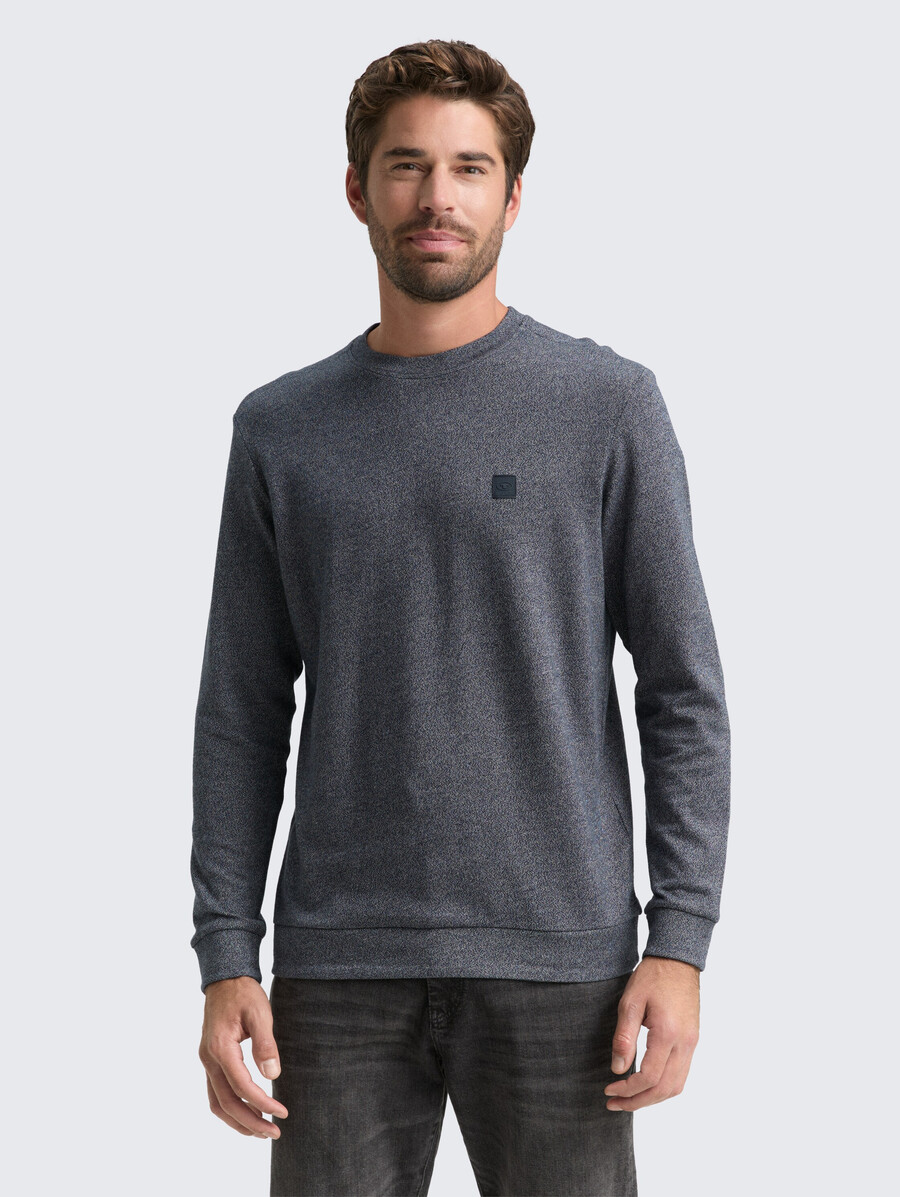 chemise à manches longues avec badge logo