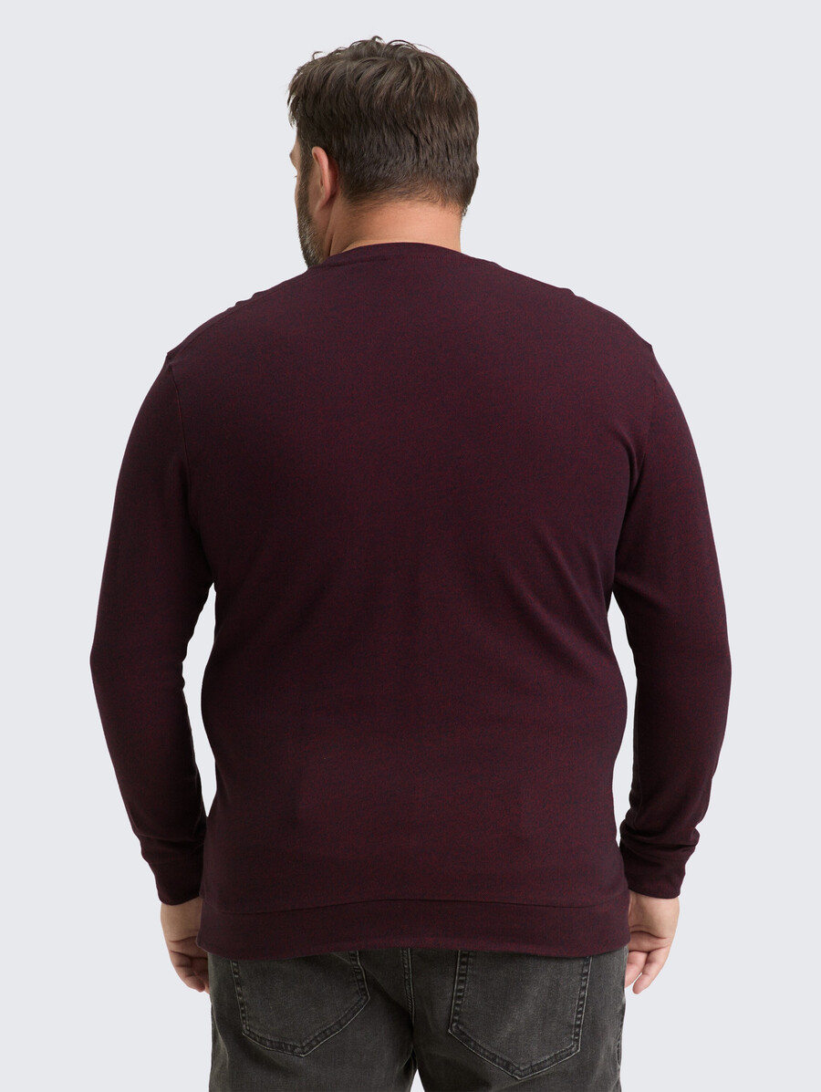 chemise à manches longues grande taille avec logo