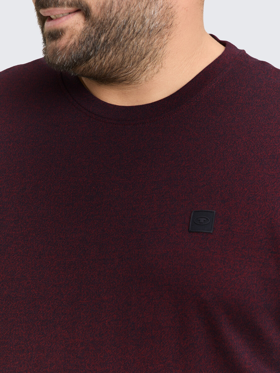 chemise à manches longues grande taille avec logo