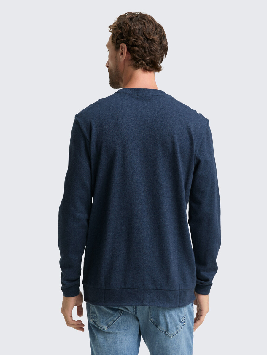chemise à manches longues avec badge logo