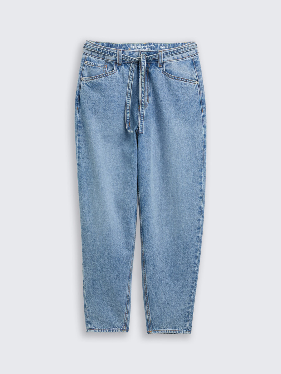 jean ttadea barrel avec ceinture