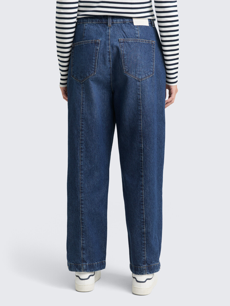 jean ttadea barrel avec ouverture de jambe ajustable