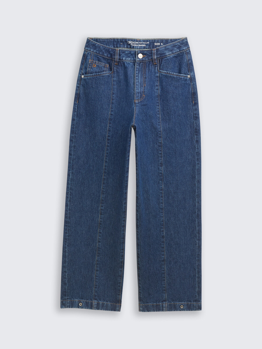 jean ttadea barrel avec ouverture de jambe ajustable