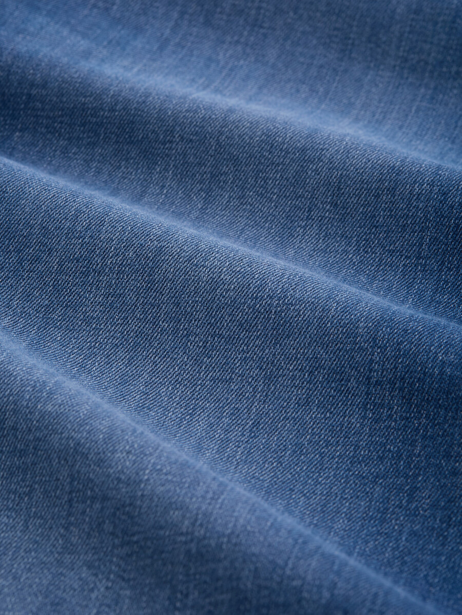 jean culotte à patte de boutonnage