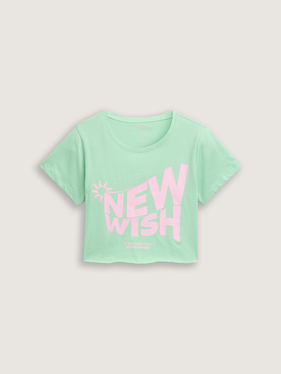 t-shirt court imprimé