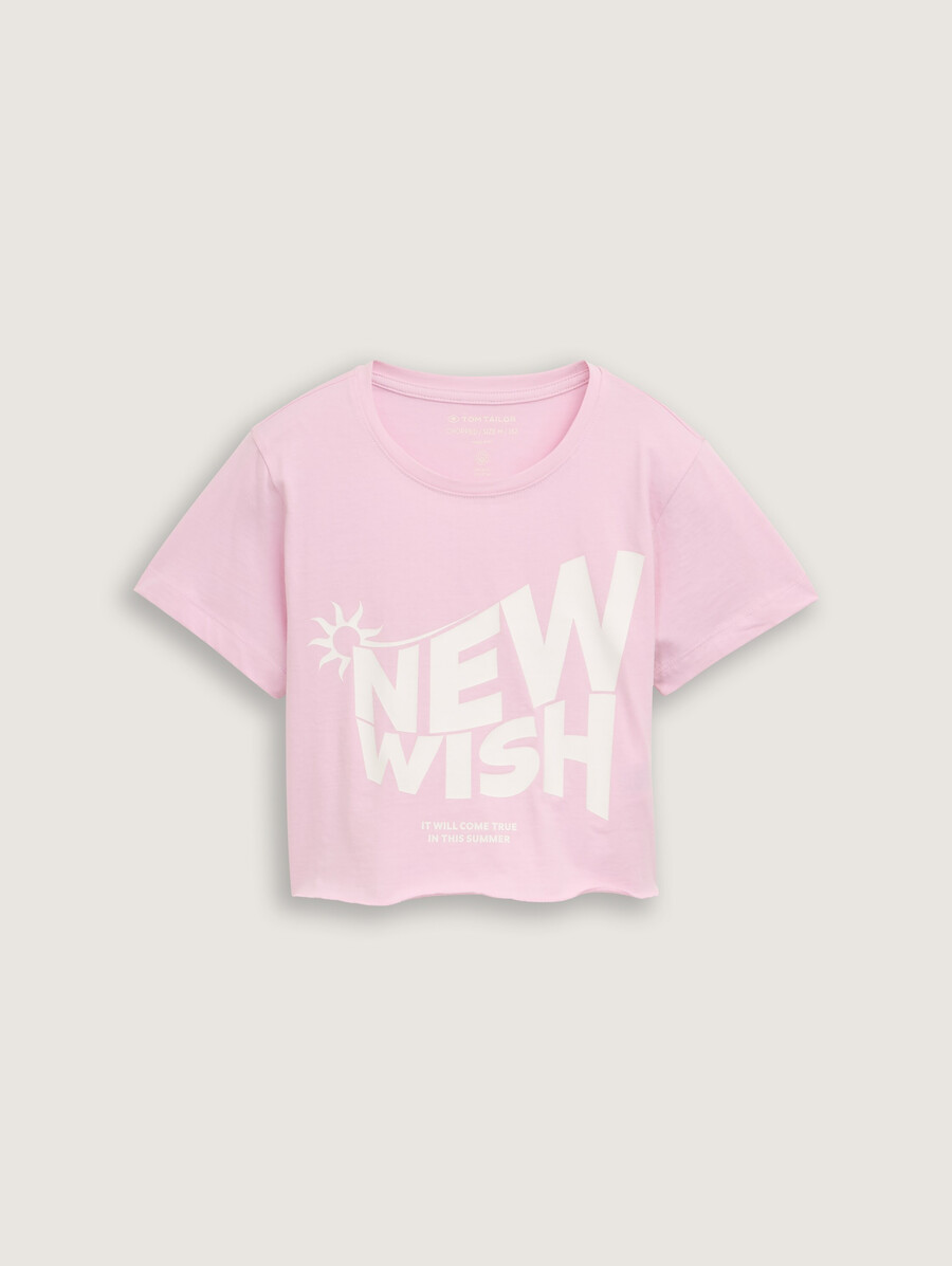 t-shirt court imprimé
