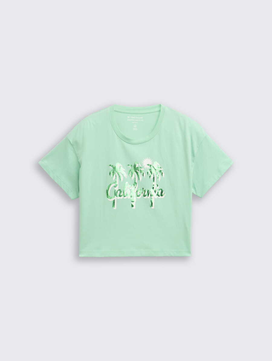 t-shirt court imprimé
