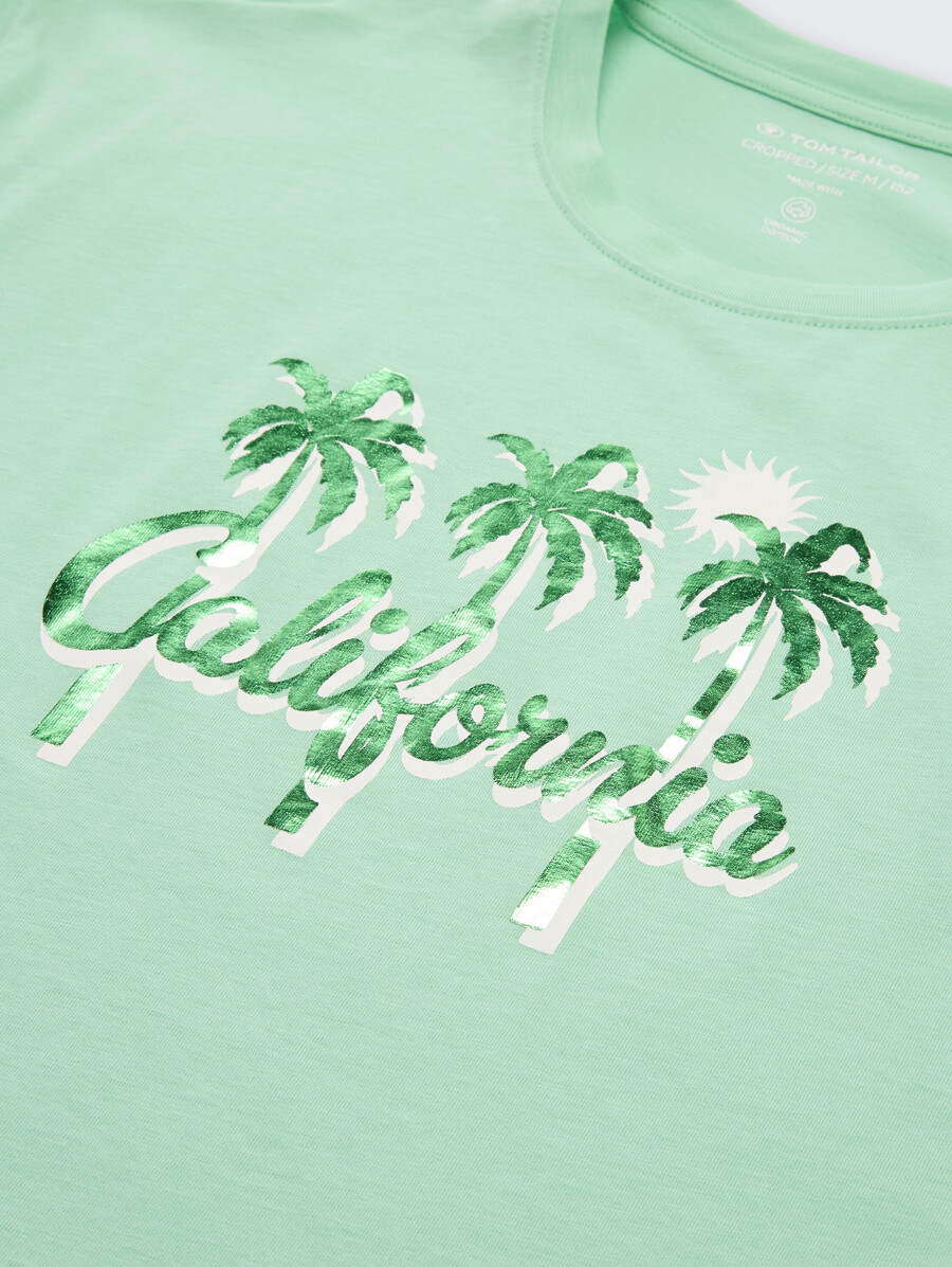 t-shirt court imprimé