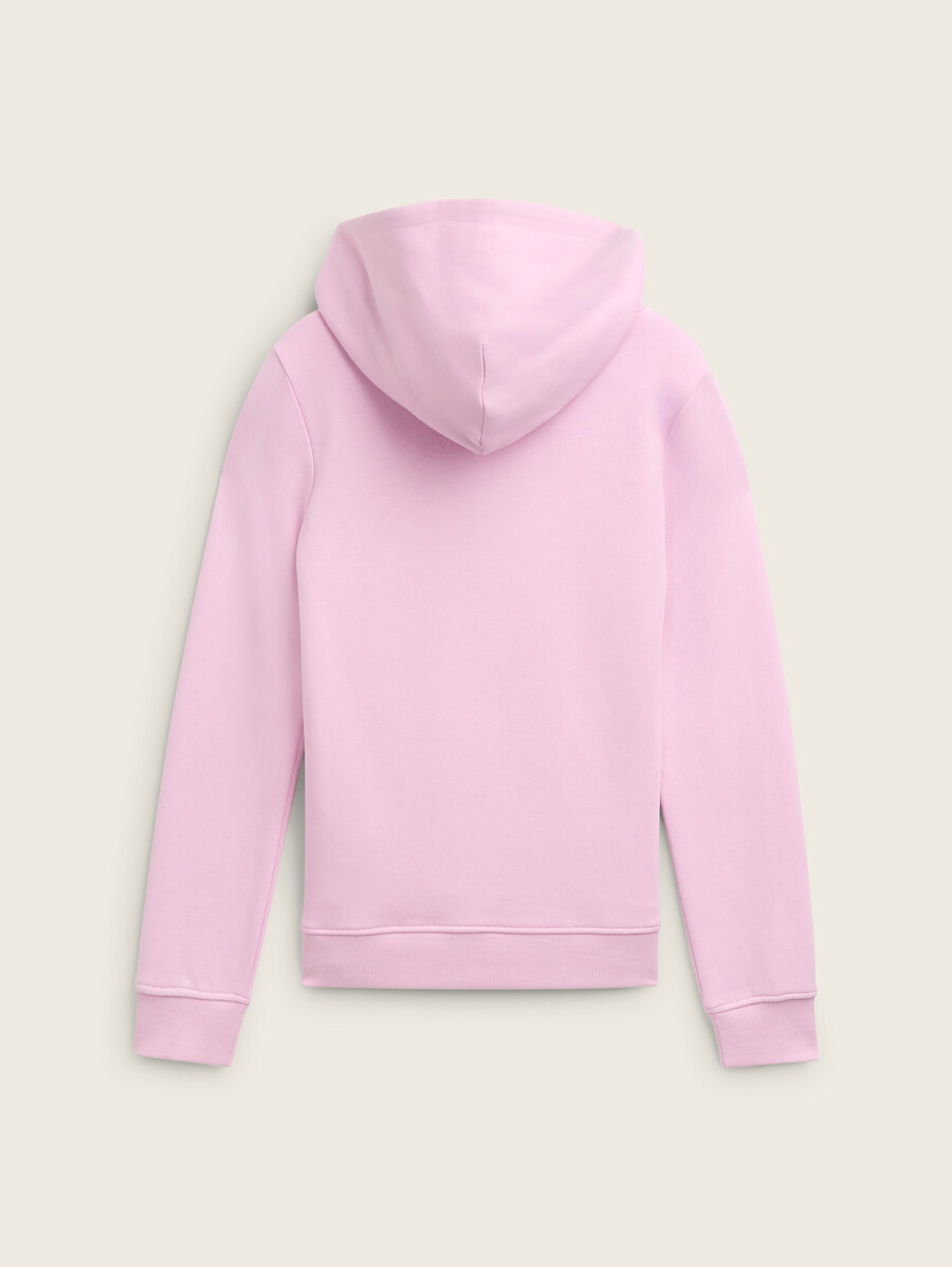sweat à capuche imprimé avec logo