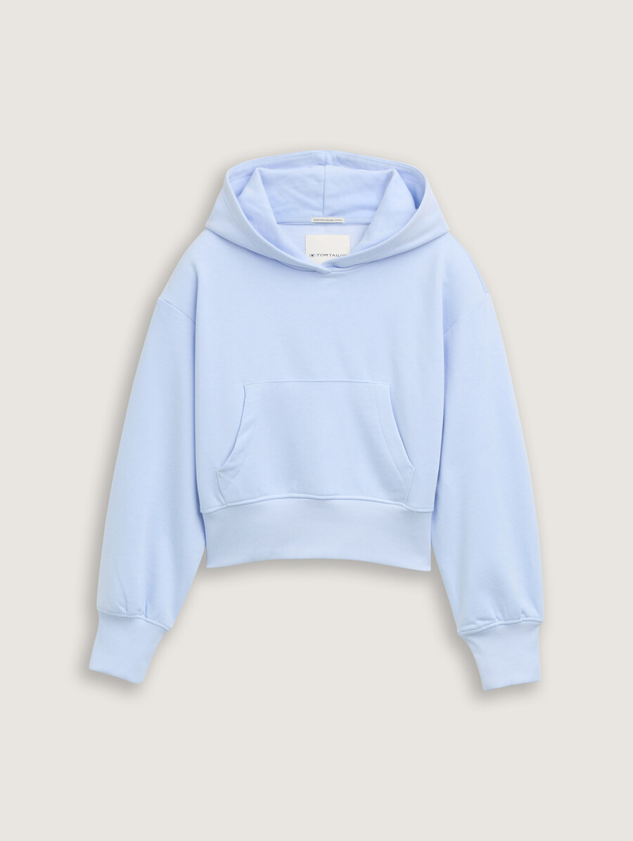 sweat à capuche court