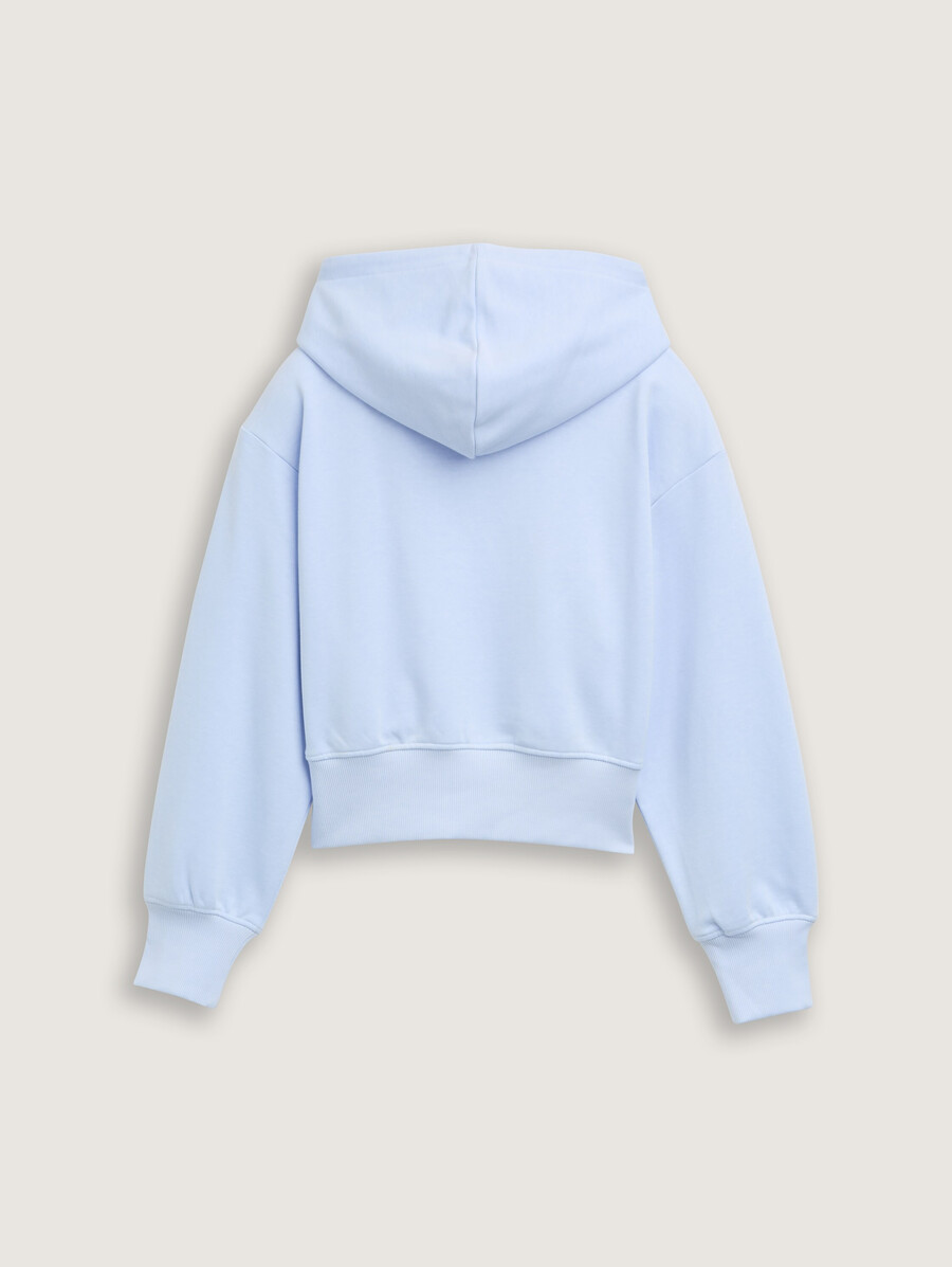 sweat à capuche court