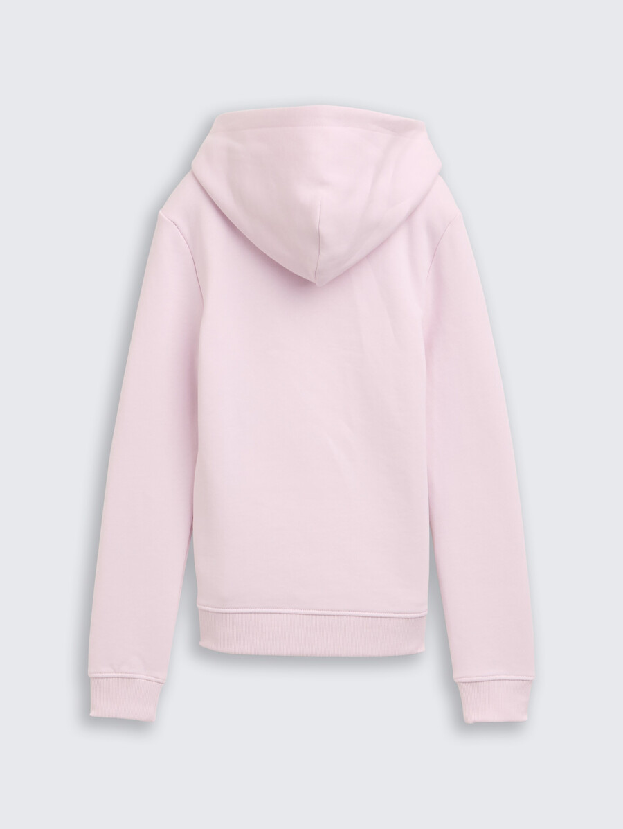 sweat à capuche imprimé avec logo