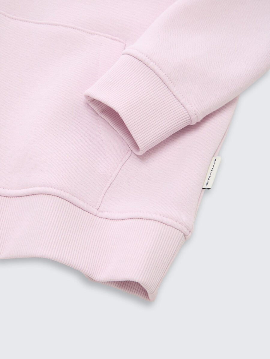 sweat à capuche imprimé avec logo