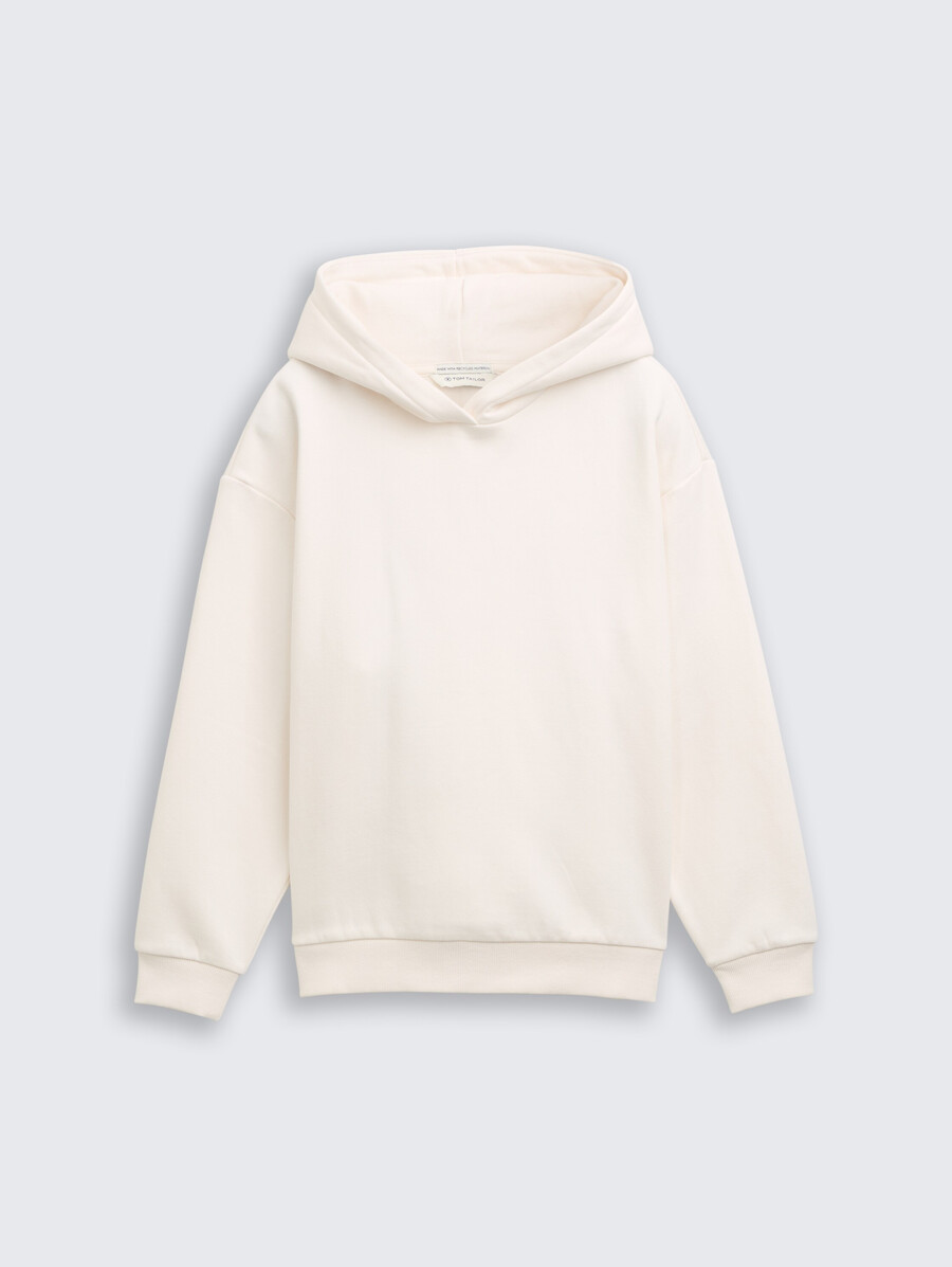 sweat à capuche oversize avec imprimé au dos