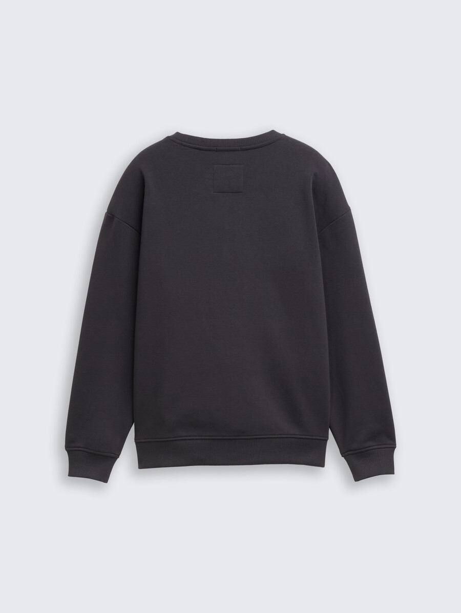 sweat-shirt oversize avec application