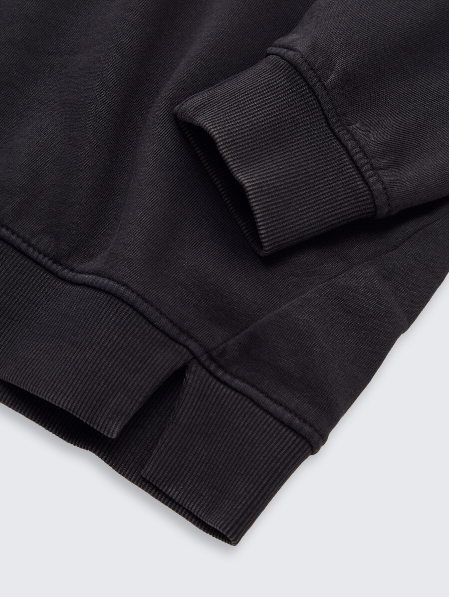 sweat à capuche oversize avec imprimé au dos