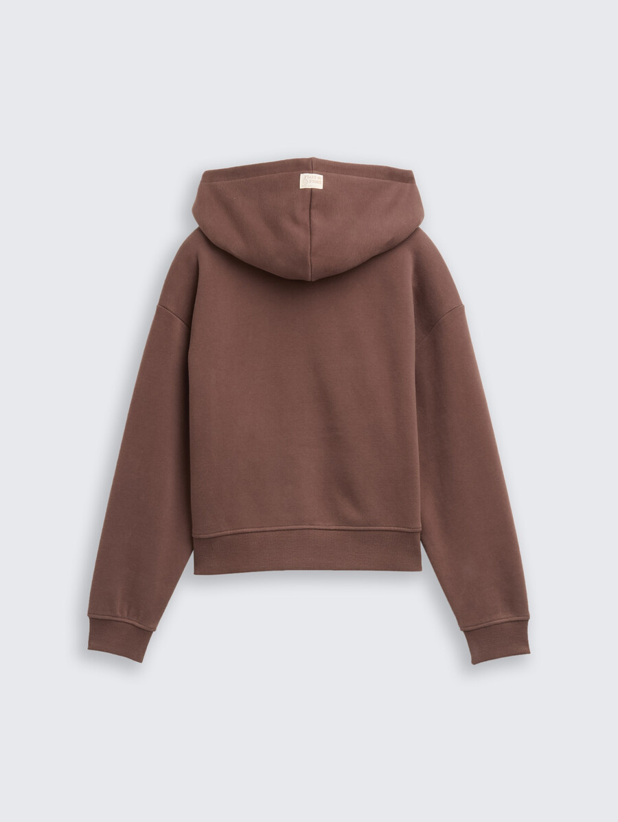 sweat à capuche zippé