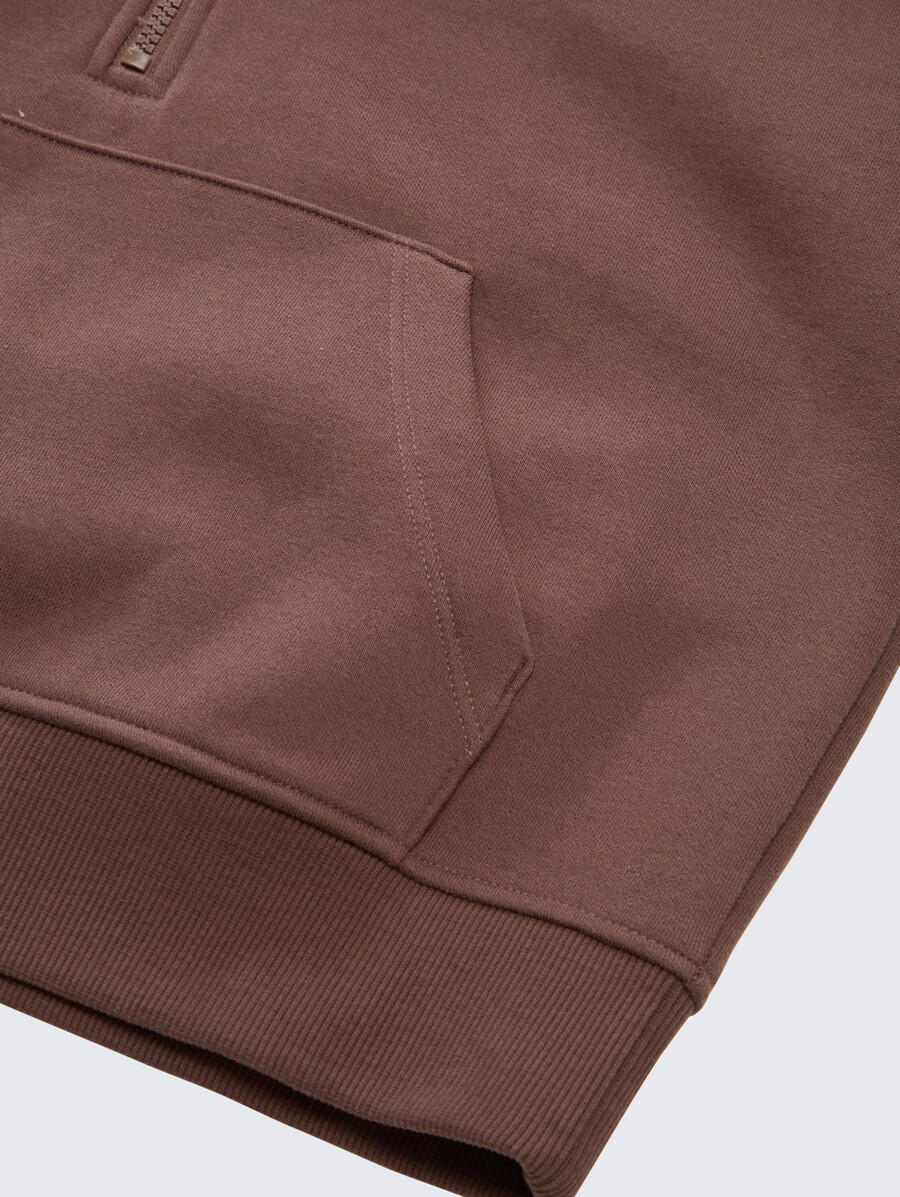 sweat à capuche zippé