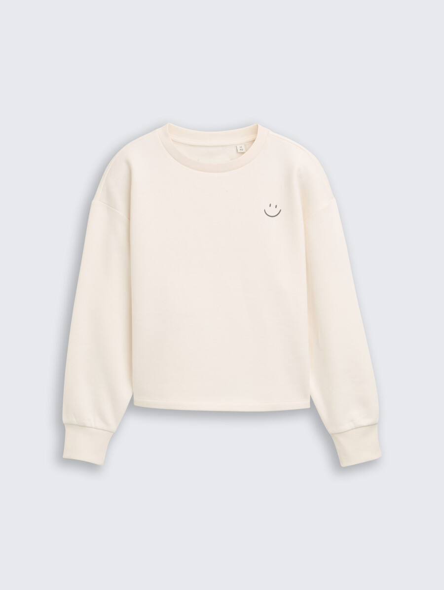 sweat-shirt avec impression au dos