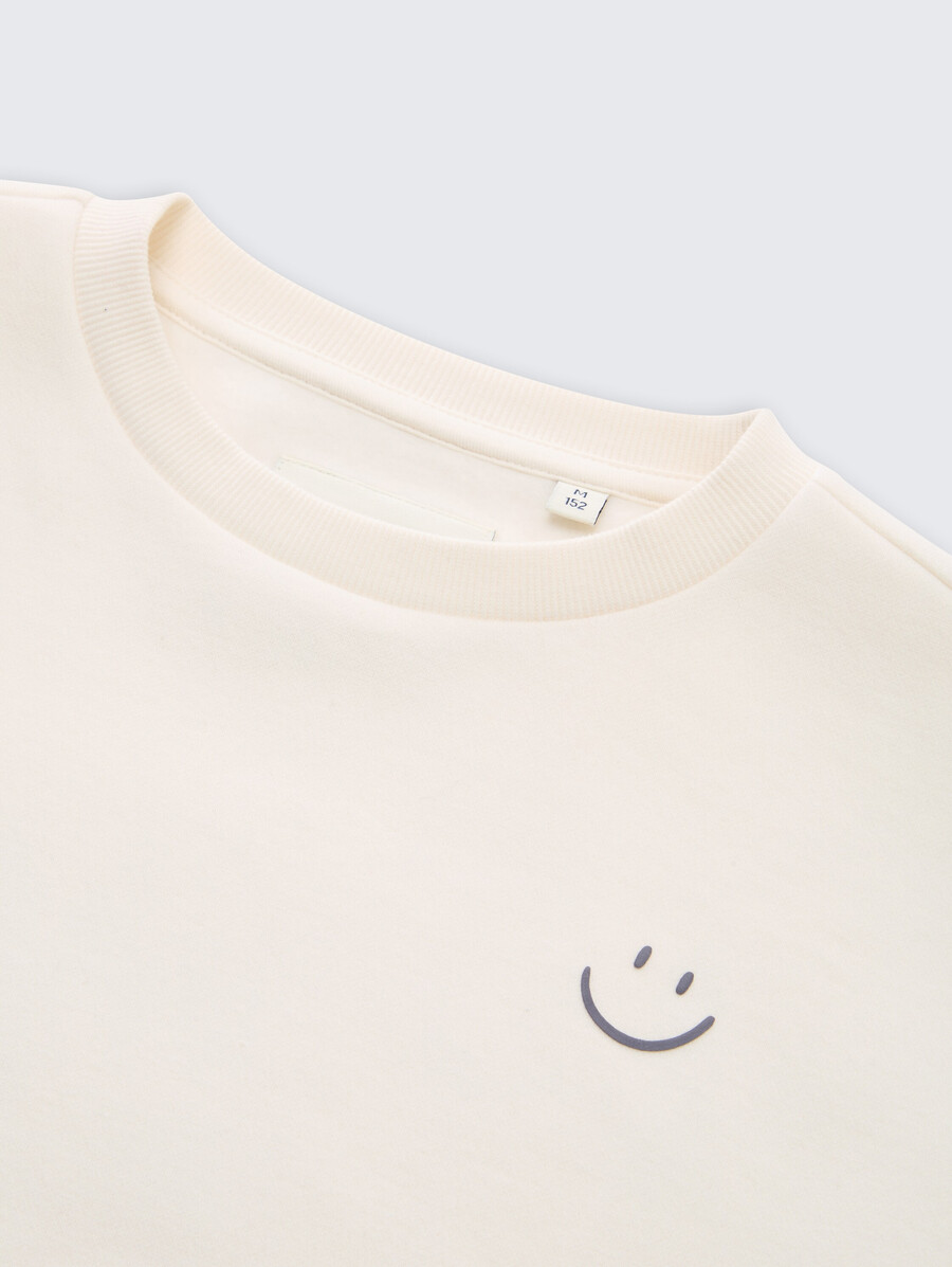 sweat-shirt avec impression au dos