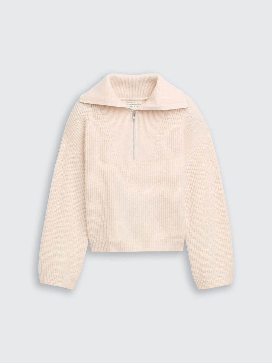 pull court en maille troyer