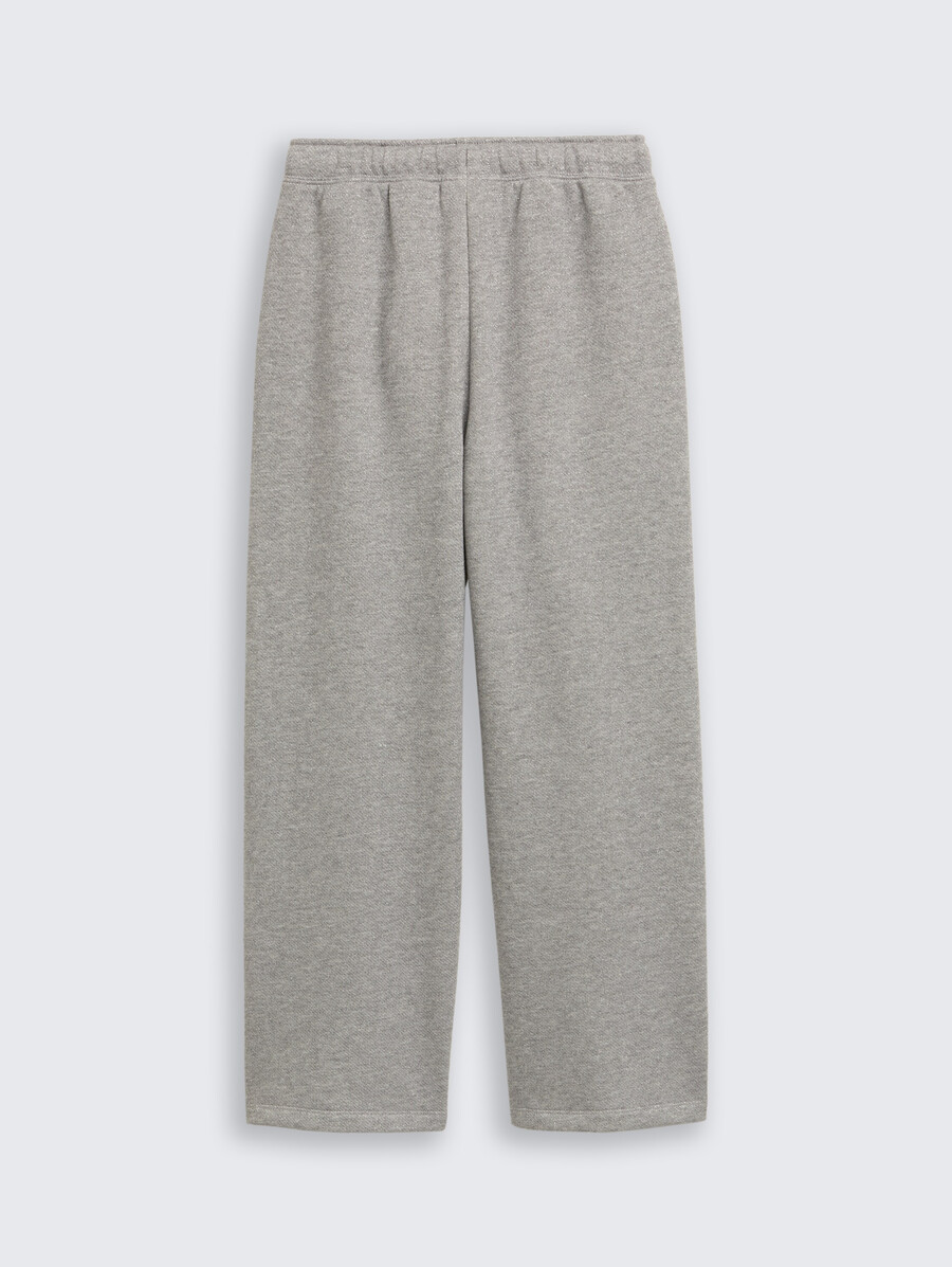 pantalon à jambes larges à effet pailleté