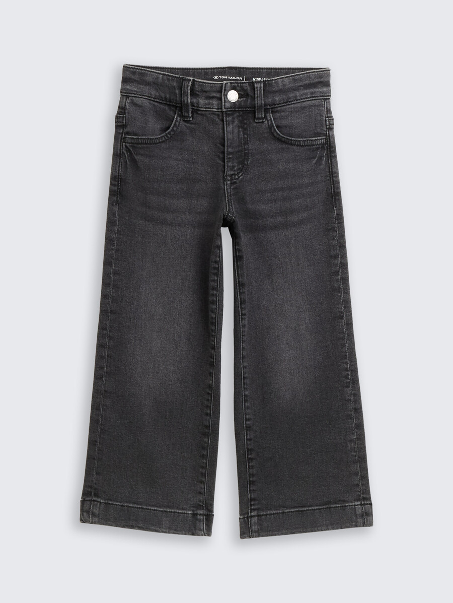 jean à jambes larges et extensible