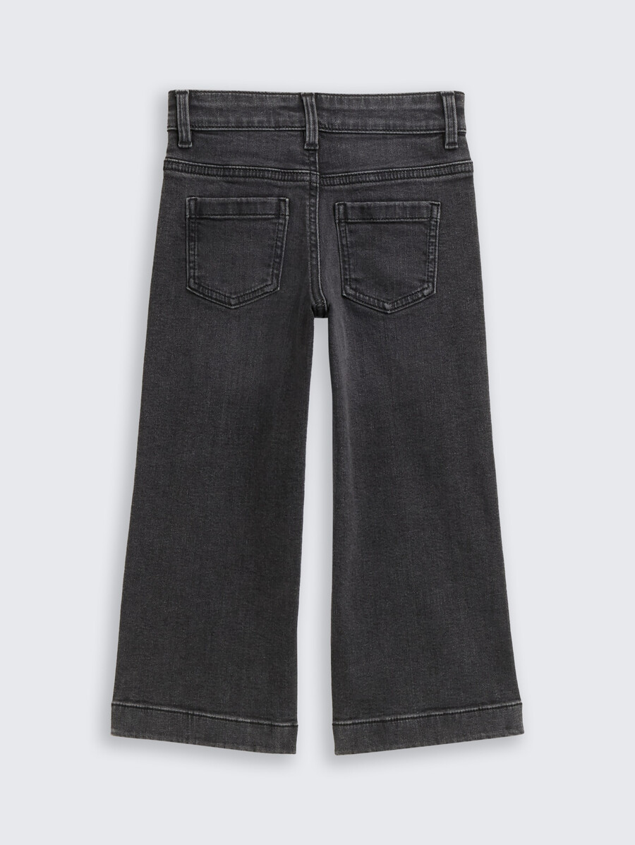 jean à jambes larges et extensible