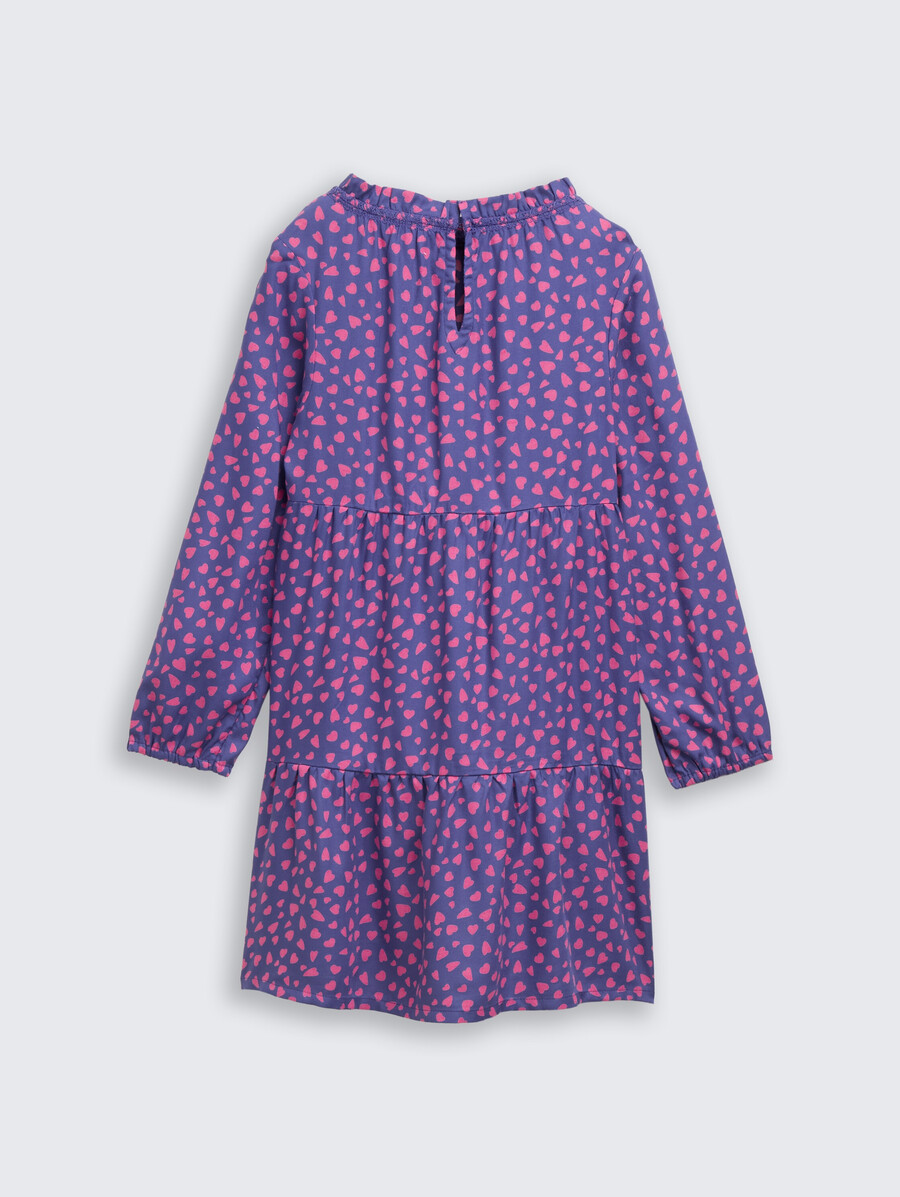robe courte imprimée intégralement