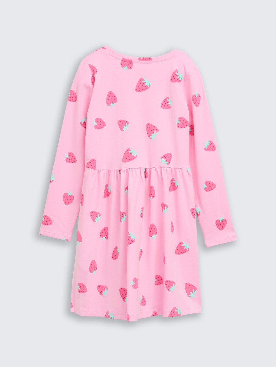 robe courte en jersey à imprimé intégral