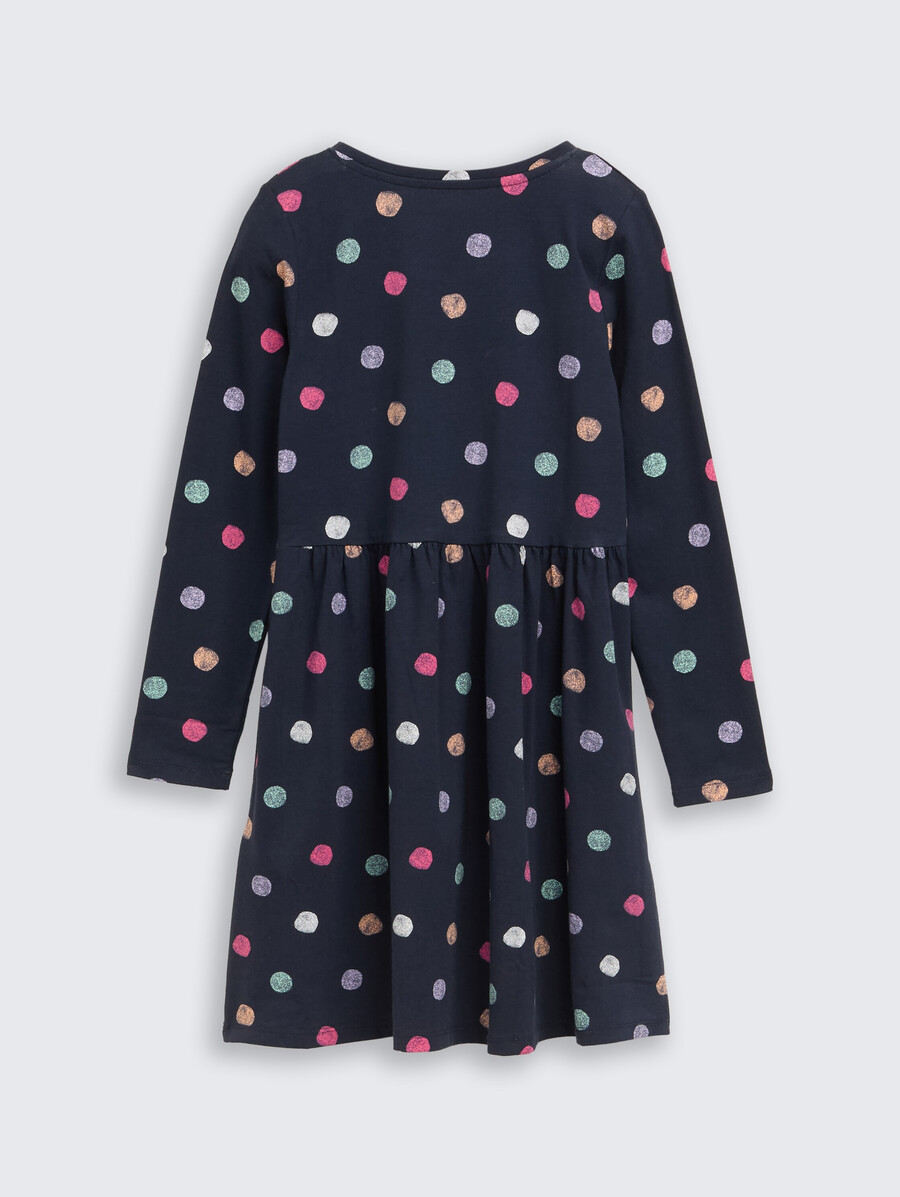 robe courte en jersey à imprimé intégral