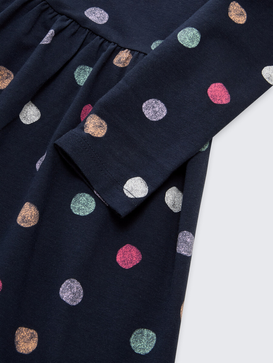 robe courte en jersey à imprimé intégral