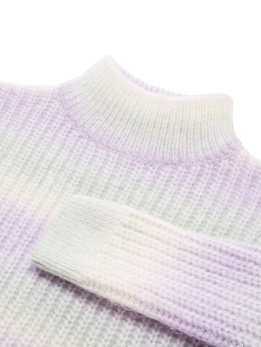 pull court en maille dégradée