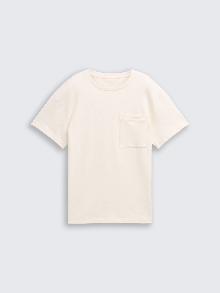 t-shirt oversize avec poche poitrine