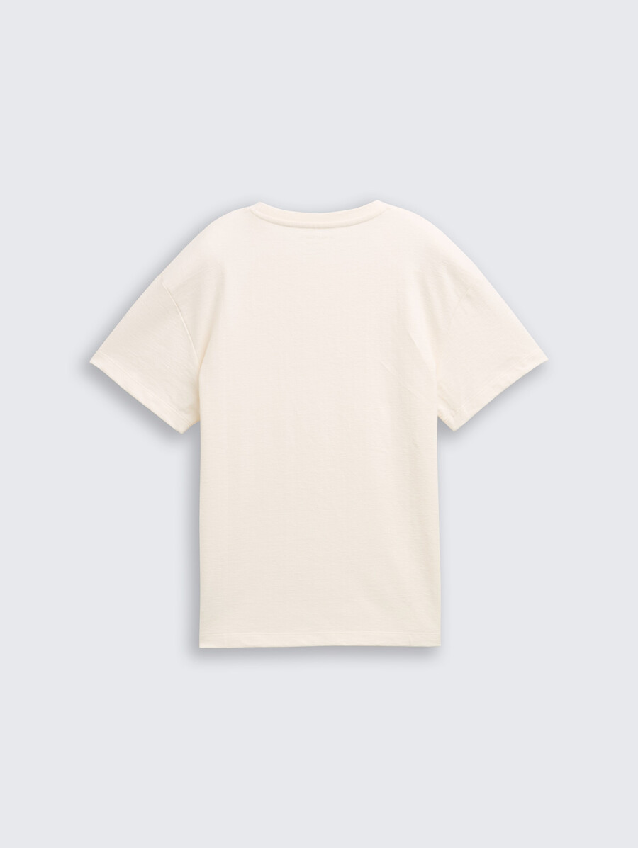 t-shirt oversize avec poche poitrine