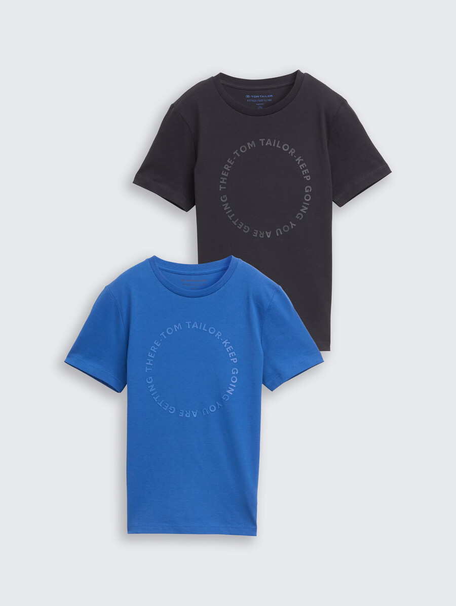 t-shirts slim fit lot de 2
