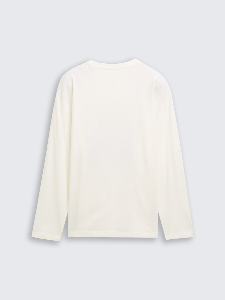 chemise oversize à manches longues imprimée