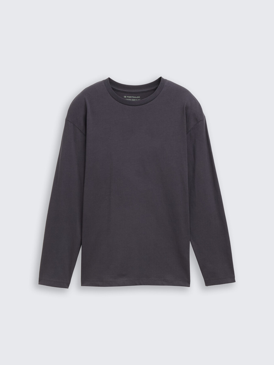 chemise oversize à manches longues imprimée