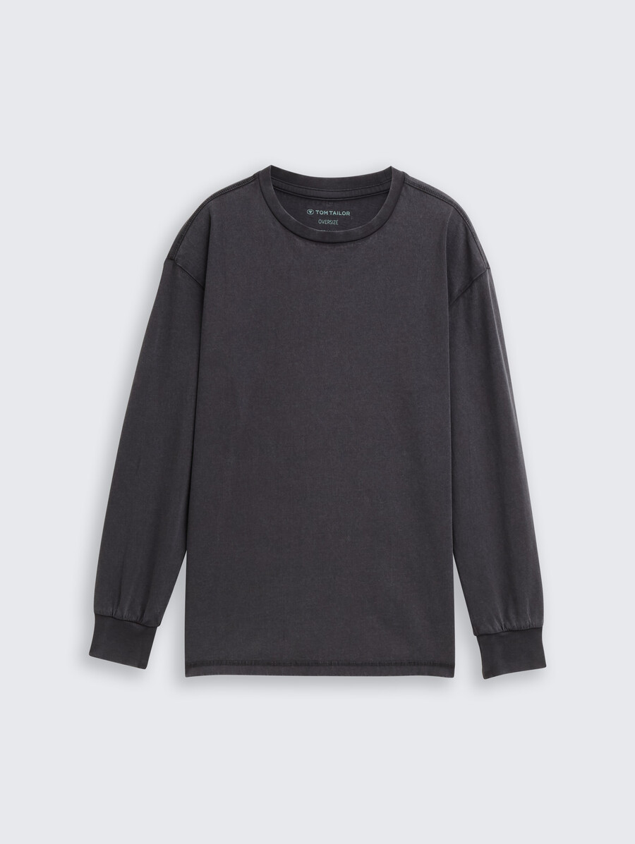 chemise oversize à manches longues