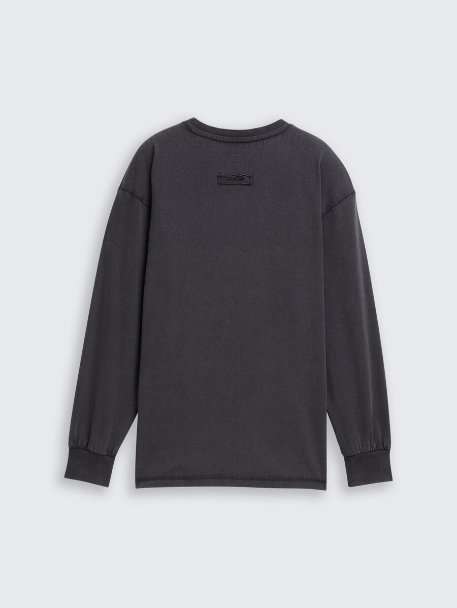 chemise oversize à manches longues