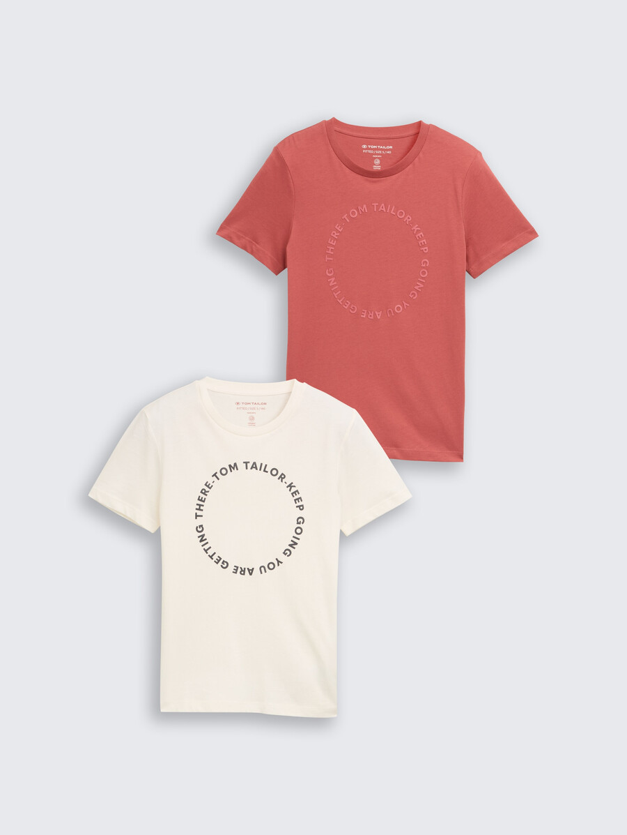 t-shirts slim fit lot de 2