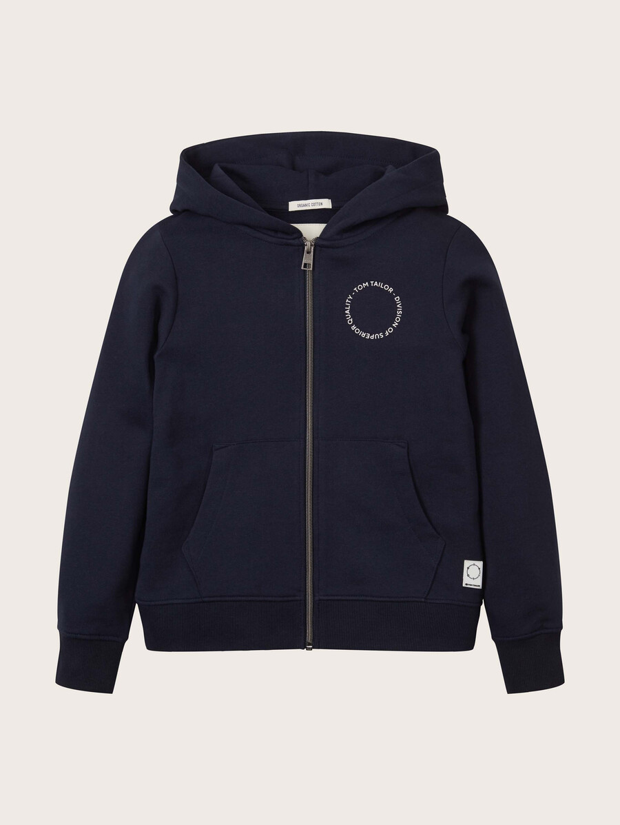veste sweat-shirt à capuche imprimée