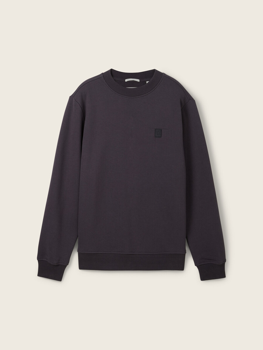 sweat-shirt avec badge logo