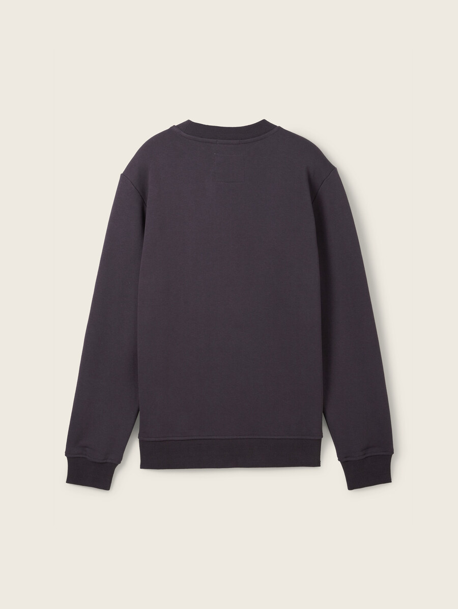 sweat-shirt avec badge logo